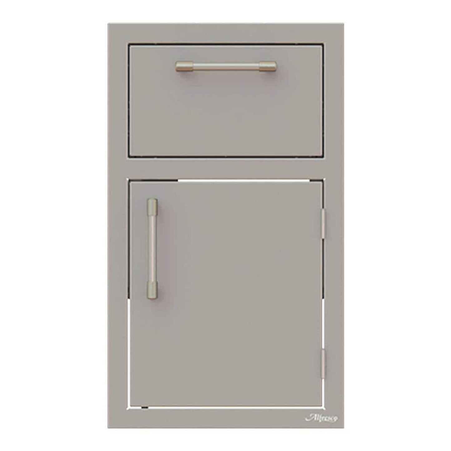 Afresco 17" Stainless Steel One Drawer with Door Open Right