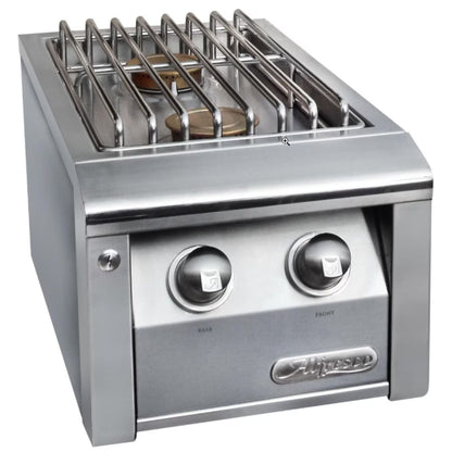 Alfresco 14" Signal Grey Gloss Natural Gas Built-in 2 Burner Unit