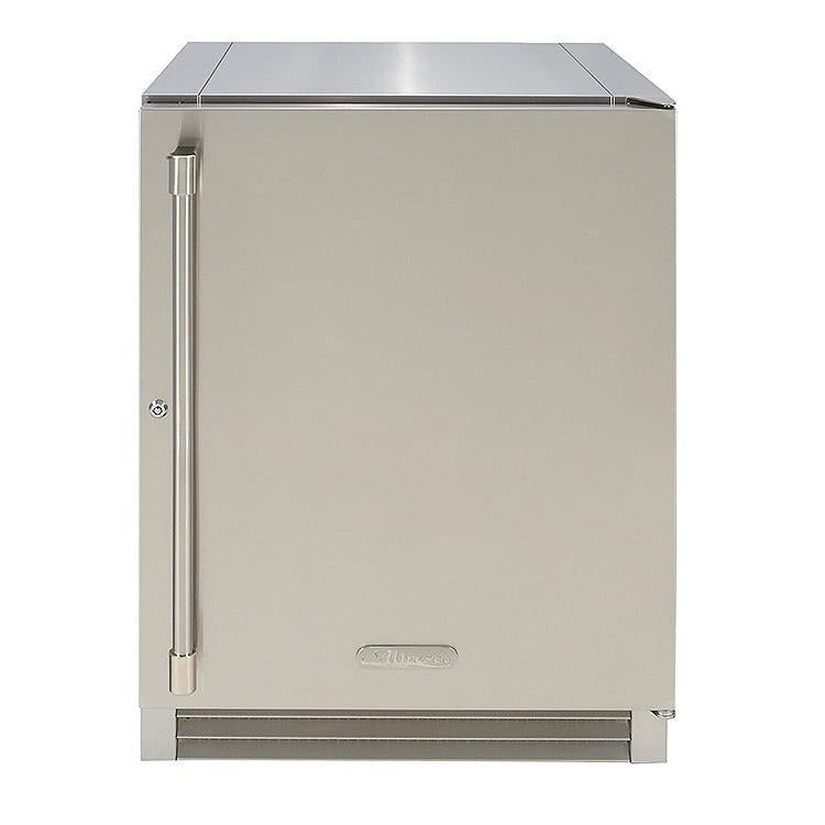 Alfresco 24" Single-Door Panel Ready Stainless Steel Undercounter Refrigerator
