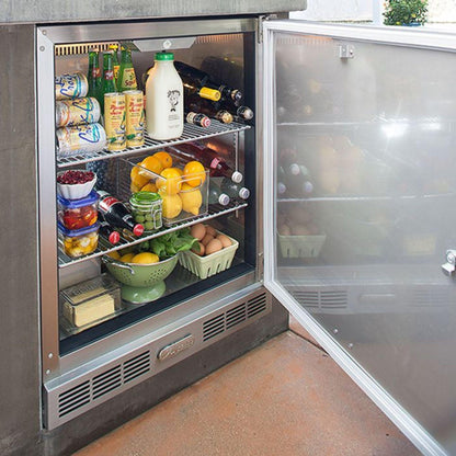 Alfresco 28" Light Green Gloss Single Door Refrigerator