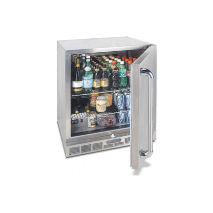 Alfresco 28" Stainless Steel Single Door Refrigerator