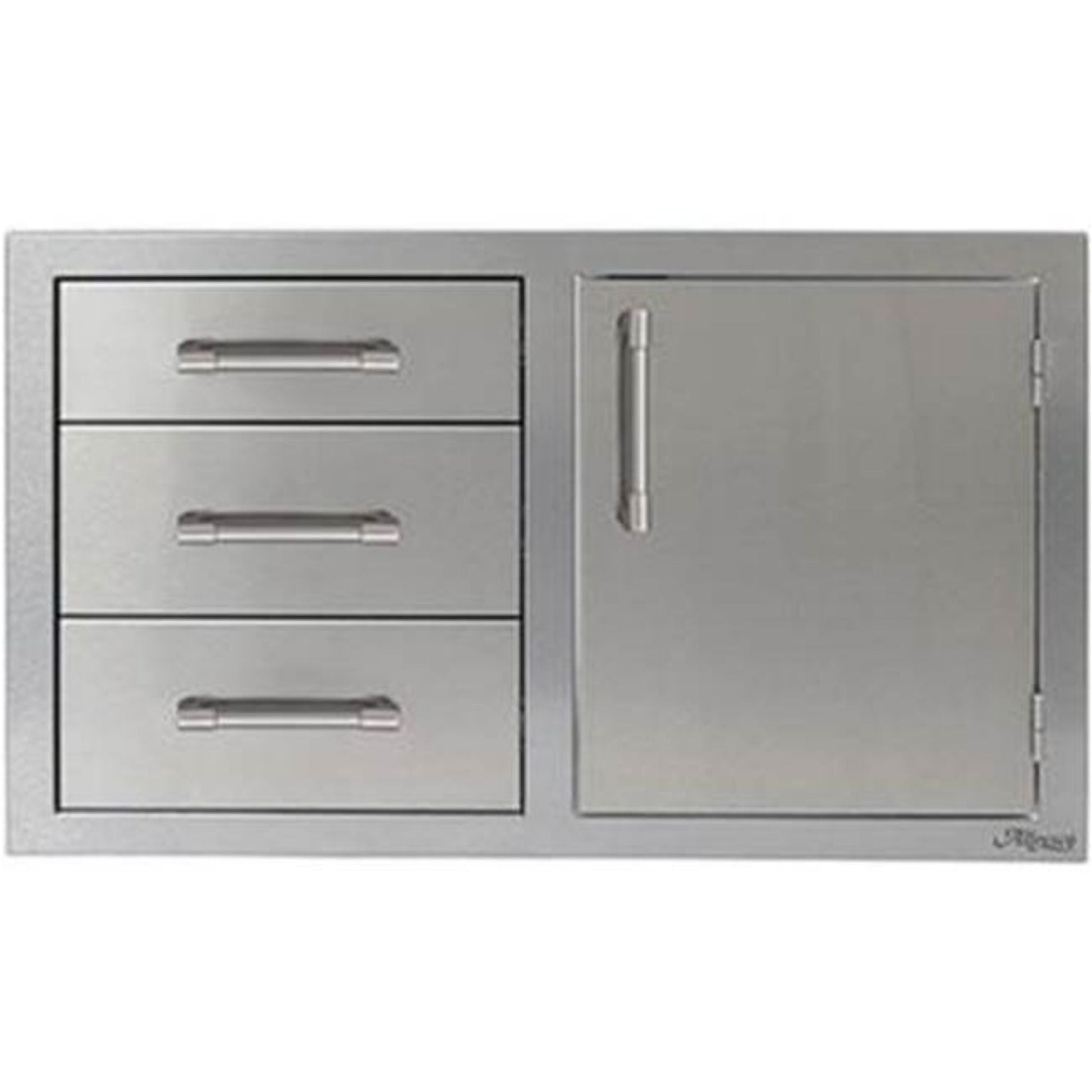 Alfresco 42" Stainless Steel Right Hinge Door Drawer Combo