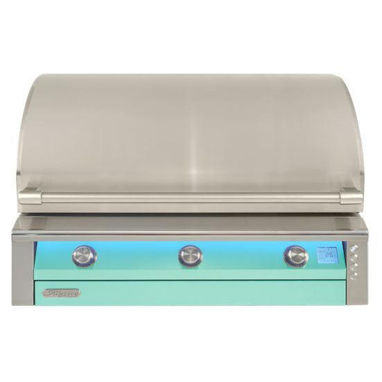 Alfresco Intelligent Professional Series 42" 3-Burner Ultramarine Blue Gloss Natural Gas Built-In Grill