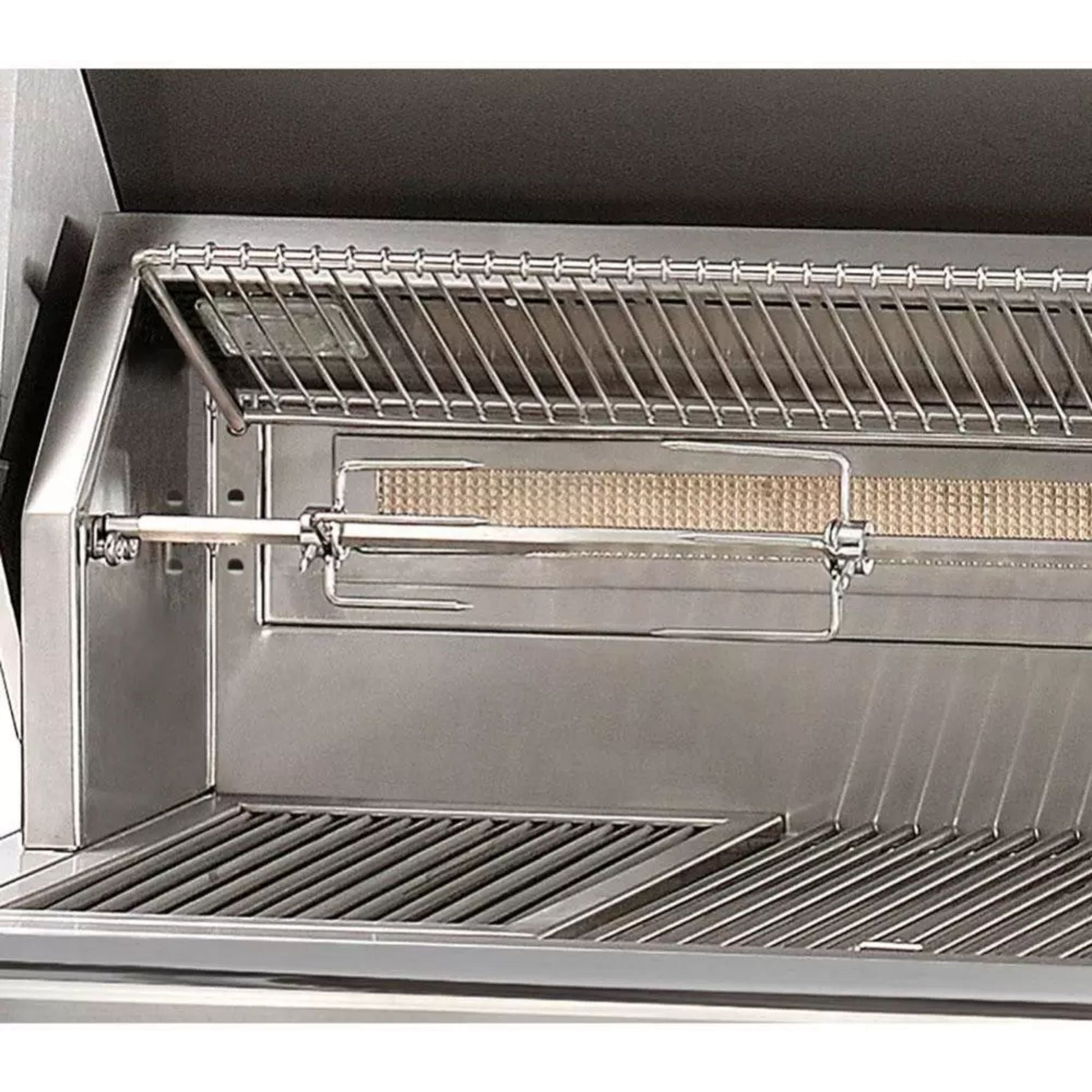 Alfresco Luxury 30" Stainless Steel SearZone™ Natural Gas Grill and Cart - 1 Burner + 1 Sear Burner