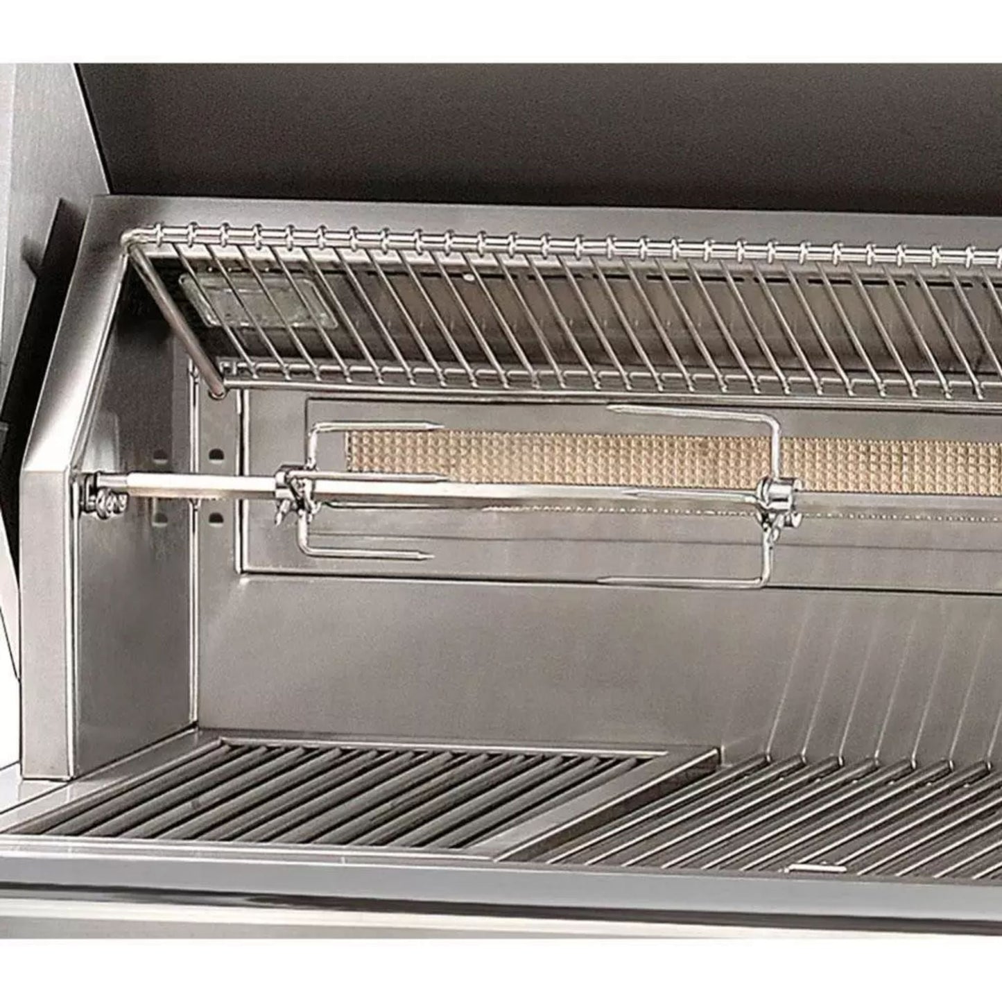 Alfresco Luxury 36" Signal White Gloss SearZone™ Natural Gas Grill and Cart - 2 Burner + 1 Sear Burner