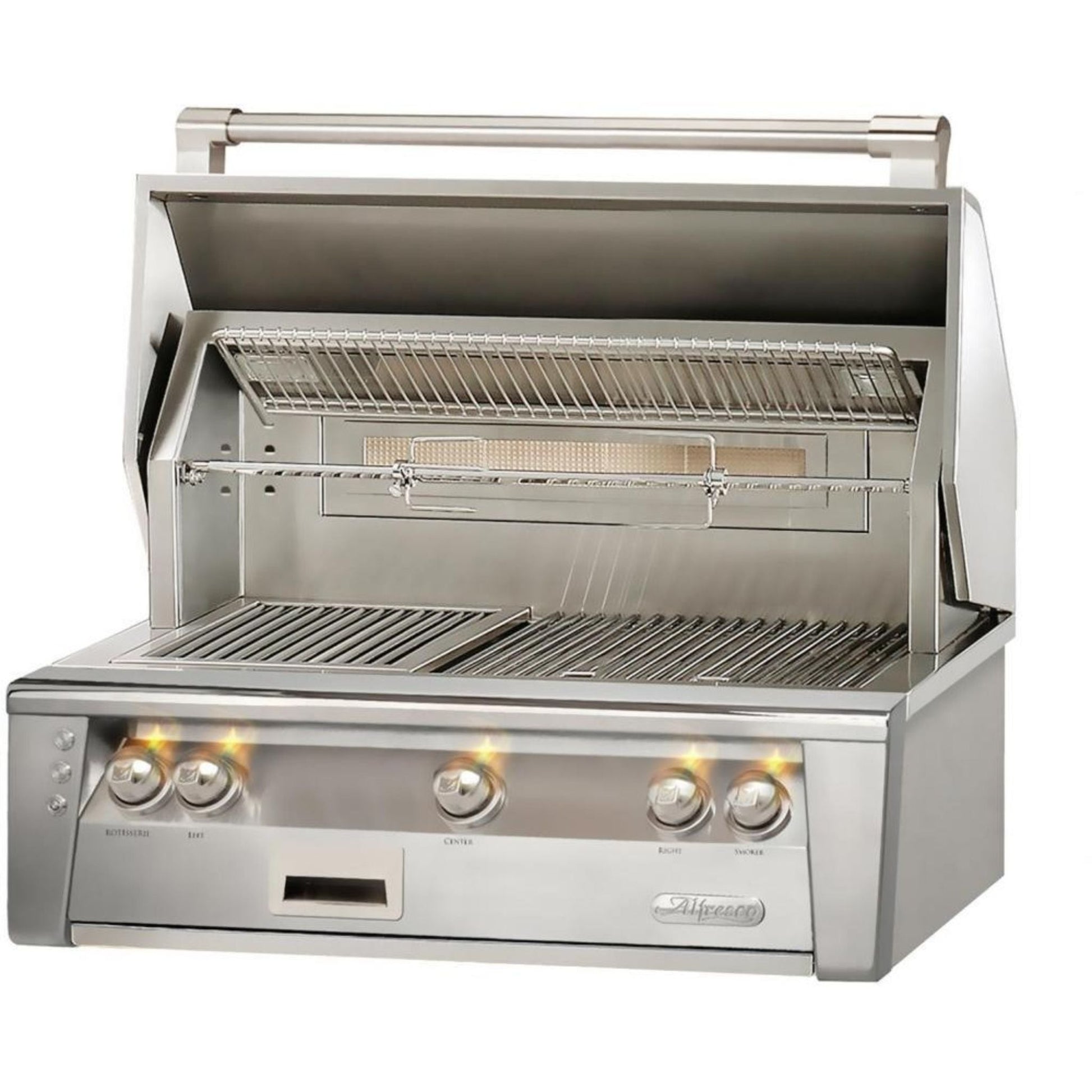 Alfresco Luxury 36" Ultramarine Blue Gloss Standard Grill Head 2 Burner + Sear Burner Liquid Propane Built-In Grill