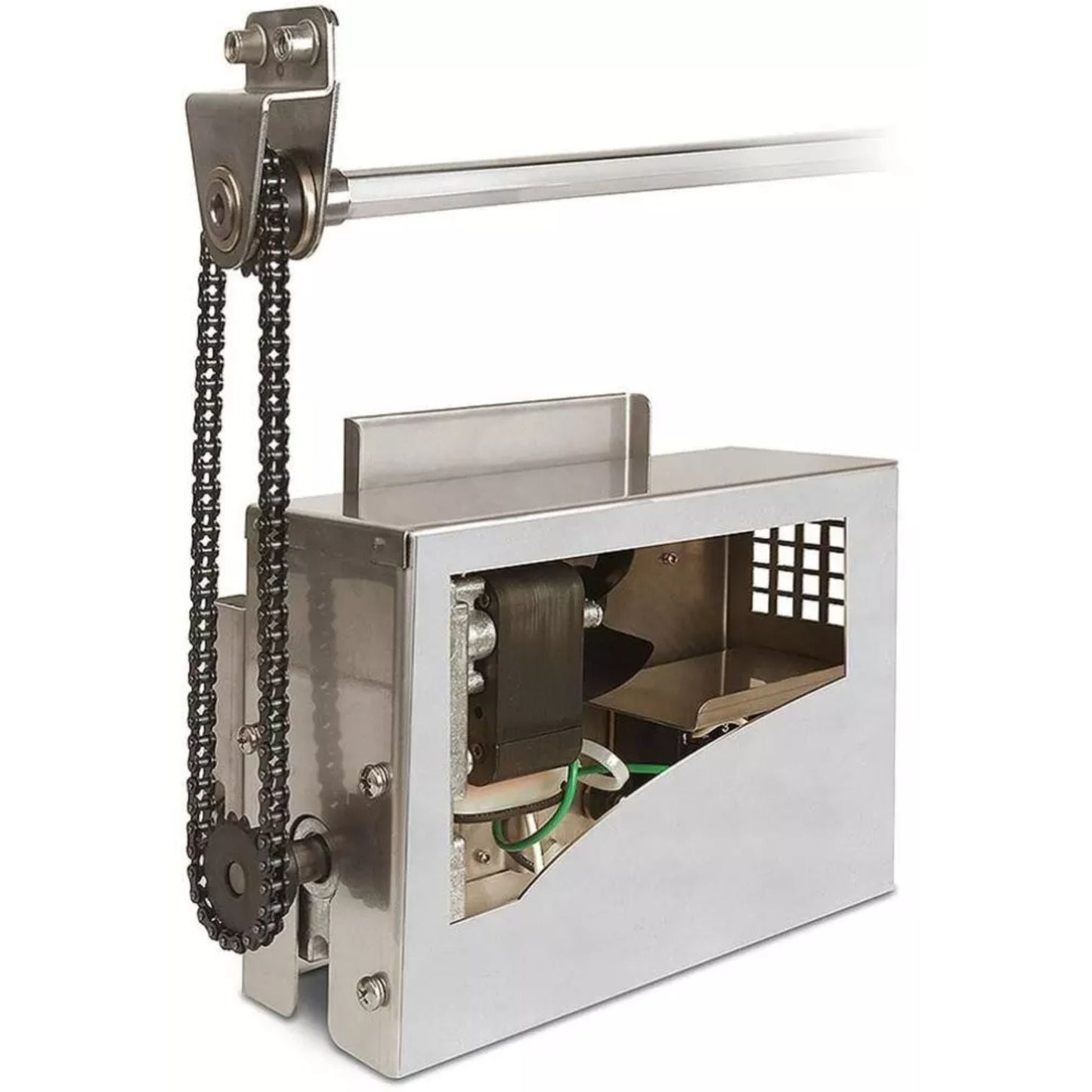 Alfresco Luxury Deluxe 56" Signal White Gloss SearZone™ Natural Gas Grill with Sideburner and Deluxe Cart - 2 Burner + 1 Sear Burner + 20k BTU Sideburner