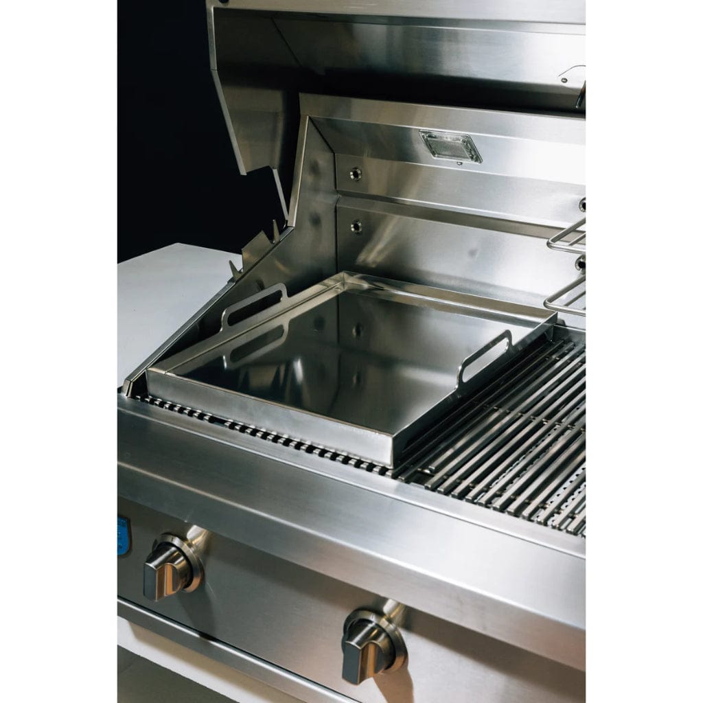 Summerset Grills Slide-In Removable Stainless Steel Griddle Plate - Fits  All Summerset Grills - Sits On Top Of Cooking Grates - SSGP-14