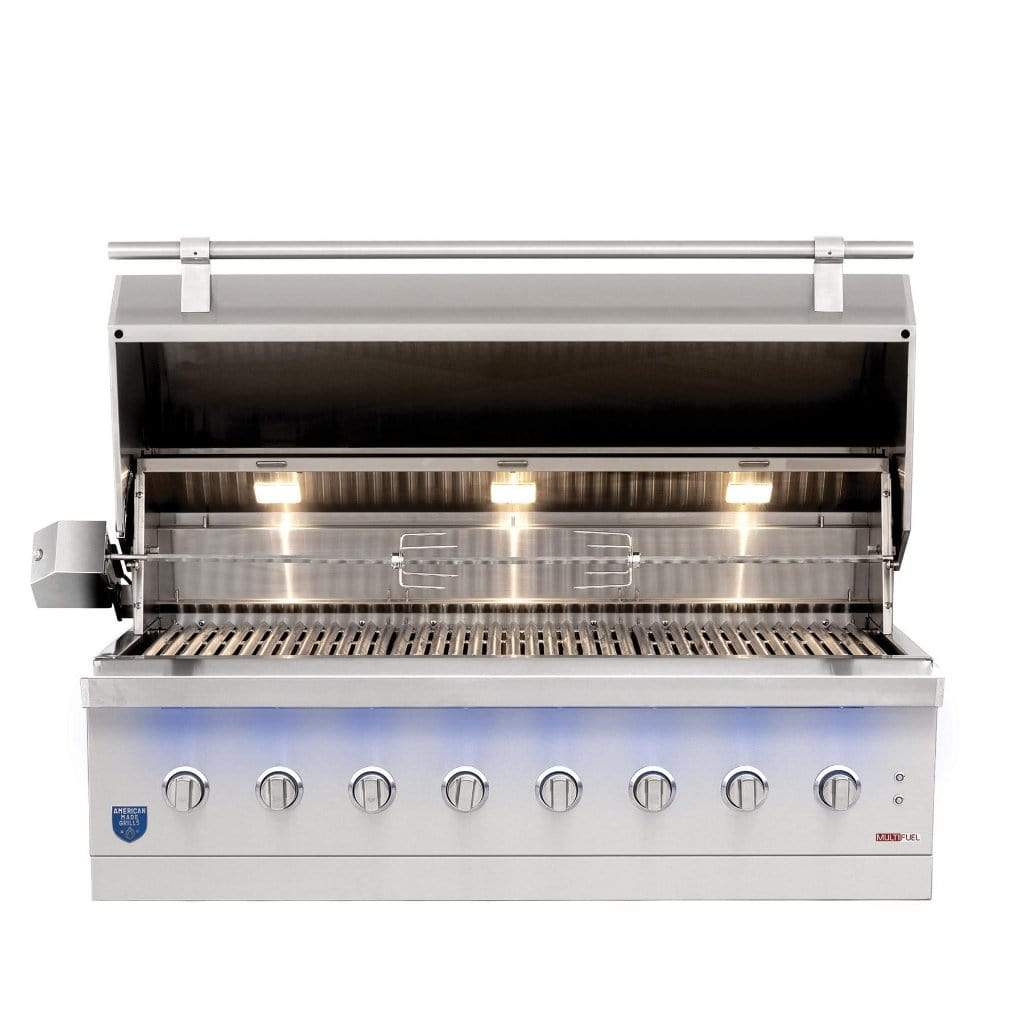 American Made Grills by Summerset Encore Series 54" 8-Burner Built-In Hybrid Grill