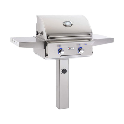 American Outdoor Grill 24" In-Ground Post L-Series Gas Grill with Infrared Burner