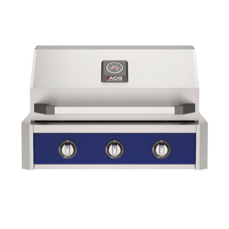 American Outdoor Grill Founders Blue Accent Color Panel For 30" T-Series Built-In Gas Grills