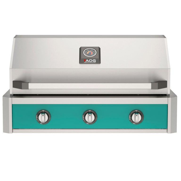 American Outdoor Grill Harbor Teal Accent Color Panel For 36" T-Series Built-In Gas Grills