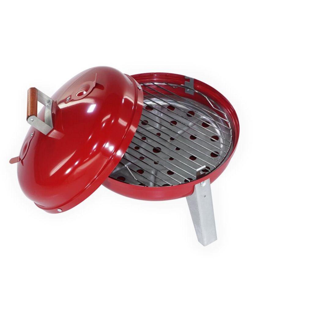 Americana 19" Red Lock 'N Go Portable Charcoal Grill