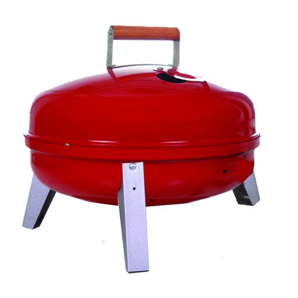 Americana 19" Red Lock 'N Go Portable Charcoal Grill
