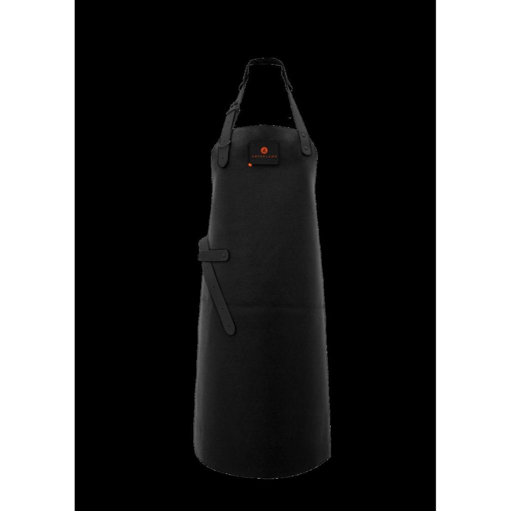 Arteflame Leather Grill Black Apron