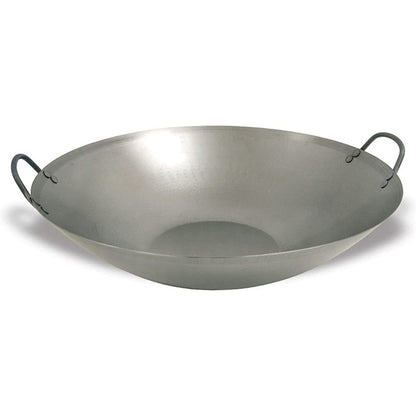 Bayou Classic 15 Carbon Steel Flat Bottom Wok – Grill Collection