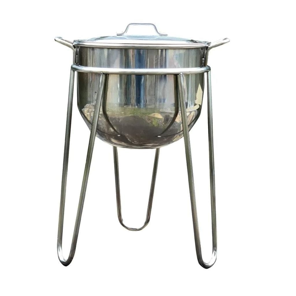 Bayou Classic 15-Gallon Stainless Steel Kettle w/ Stand