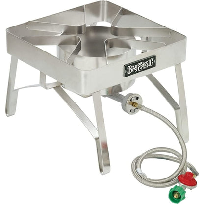 Bayou Classic 16" Square Bayou Stainless Steel Outdoor Propane Gas Cooker