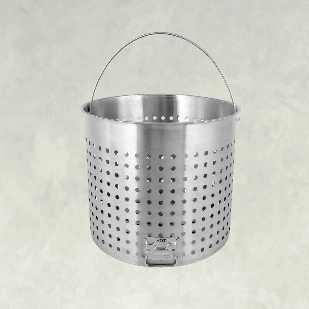 Bayou Classic 162-Quart Stainless Steel Basket w/ Helper Handle