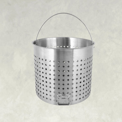 Bayou Classic 162-Quart Stainless Steel Basket w/ Helper Handle