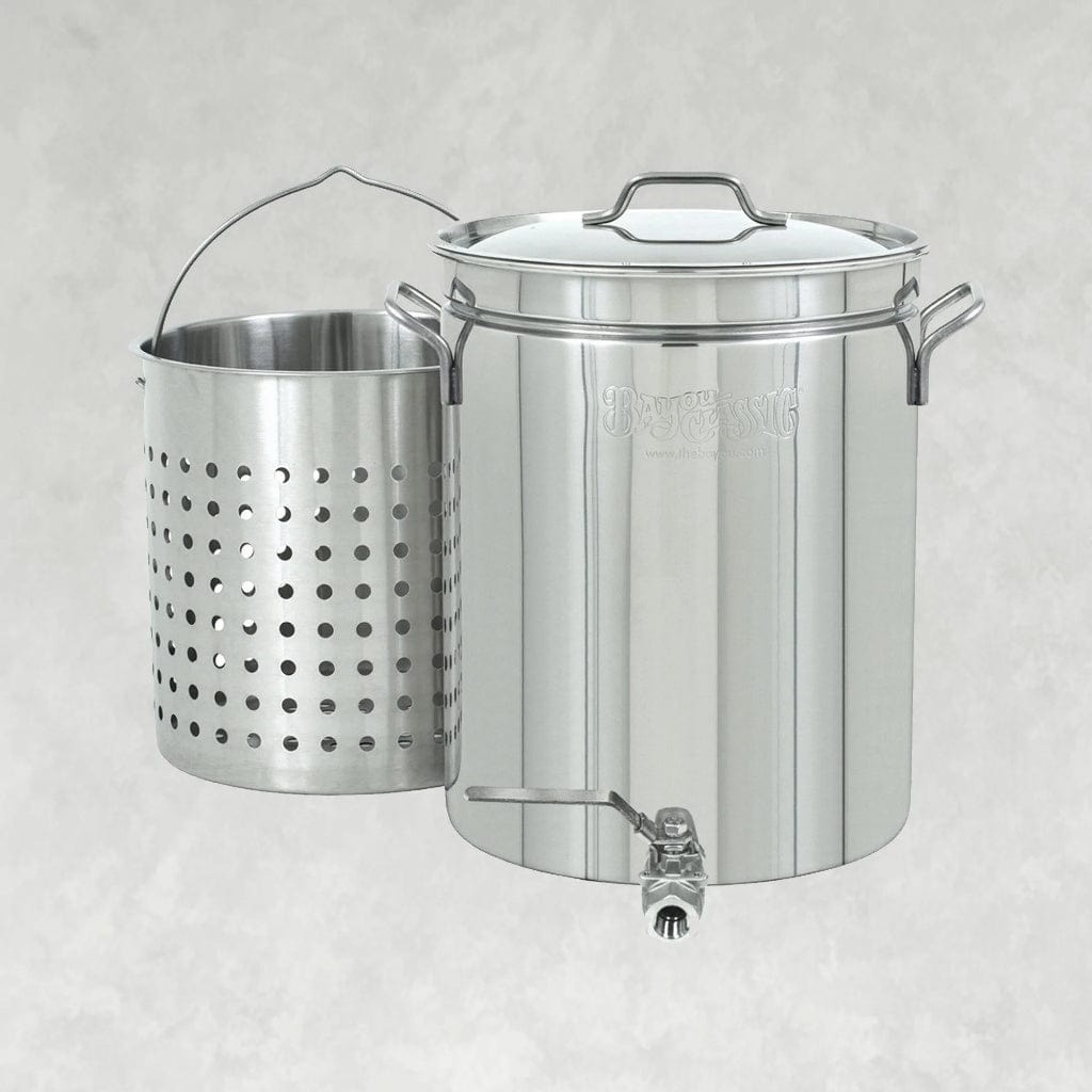 Bayou Classic Stainless Steel Brew Kettle, 10 gal