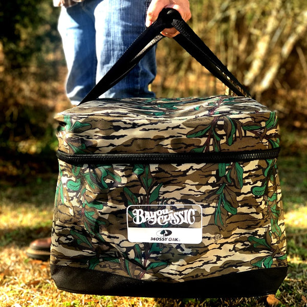 Bayou Classic Mossy Oak Greenleaf Cube Gear Bag Grill Collection