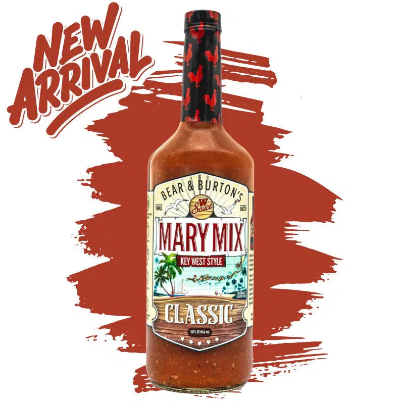 Bear & Burtons Bloody Mary Mix Key West Style W Sauce - 32 OZ