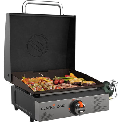 Blackstone 17" Tabletop Propane Gas Griddle with Hood