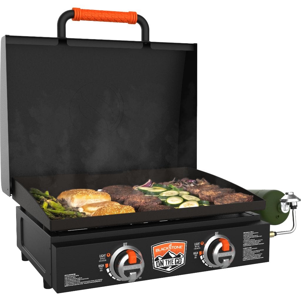 Blackstone 22" On The Go Tabletop Propane Gas Griddle with Hood
