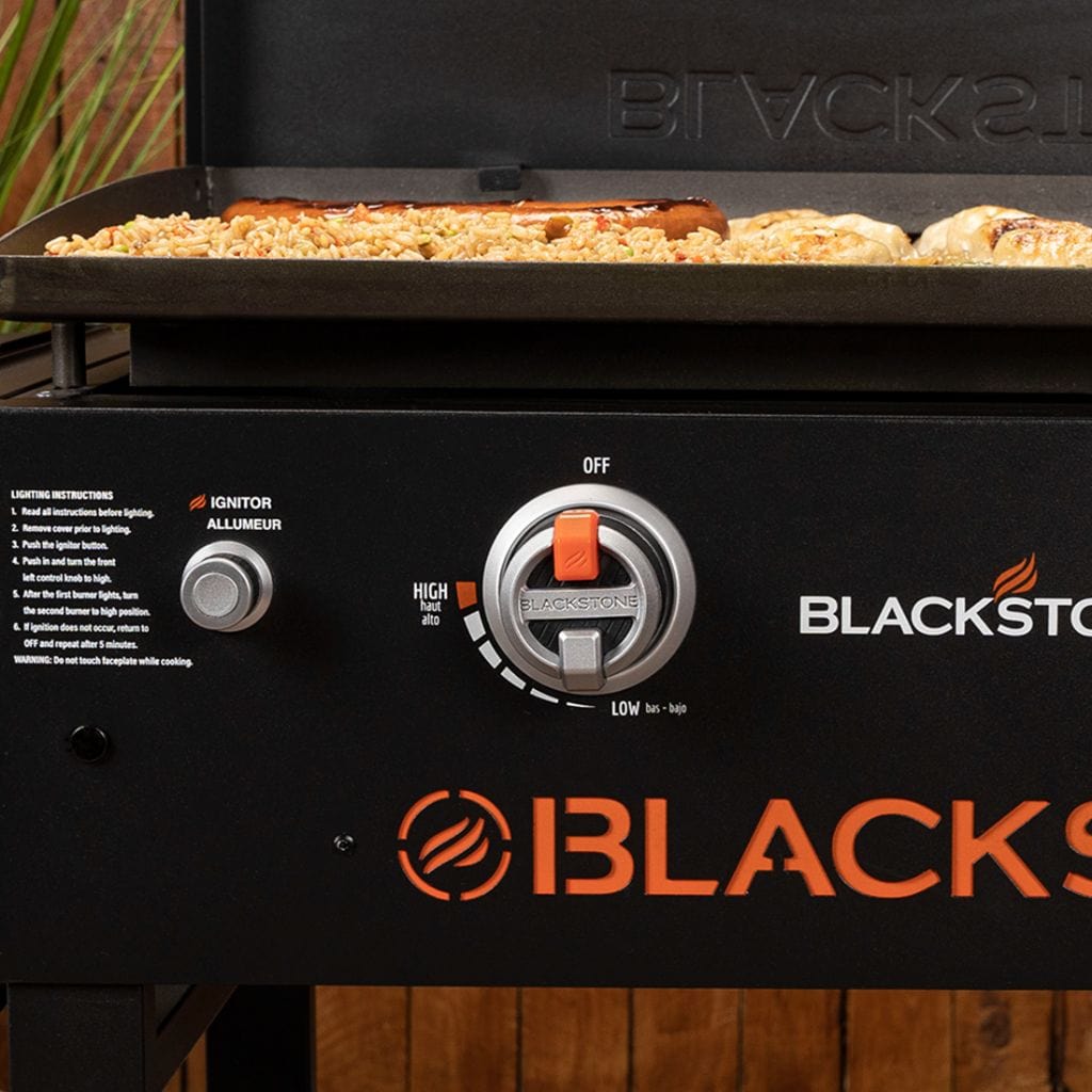 Blackstone Gas Griddle Grill Propane 28 In Cooking Station 2 Burner  Backyard