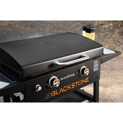 Blackstone 28" 2-Burner Propane Gas Griddle Cooking Station with Hood