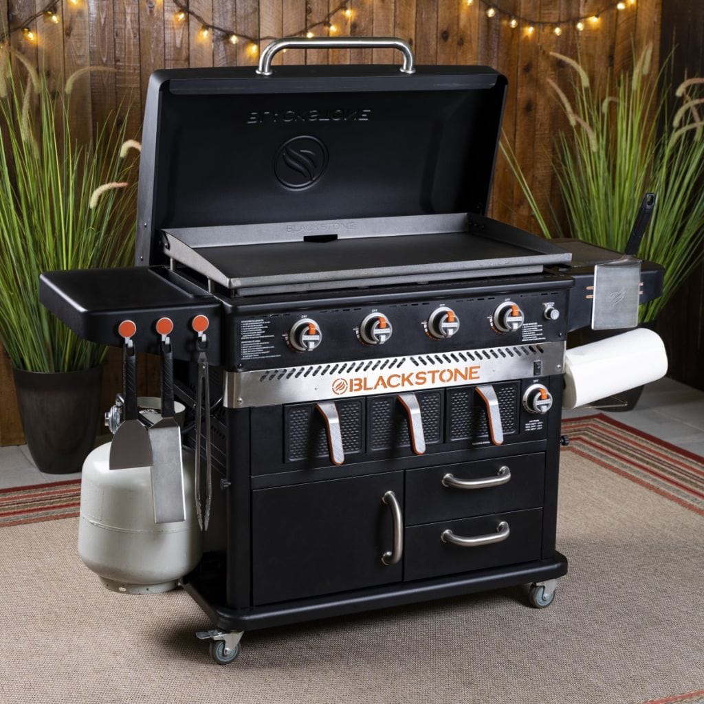 Blackstone 36" Patio Propane Gas Cabinet Griddle with Airfryer