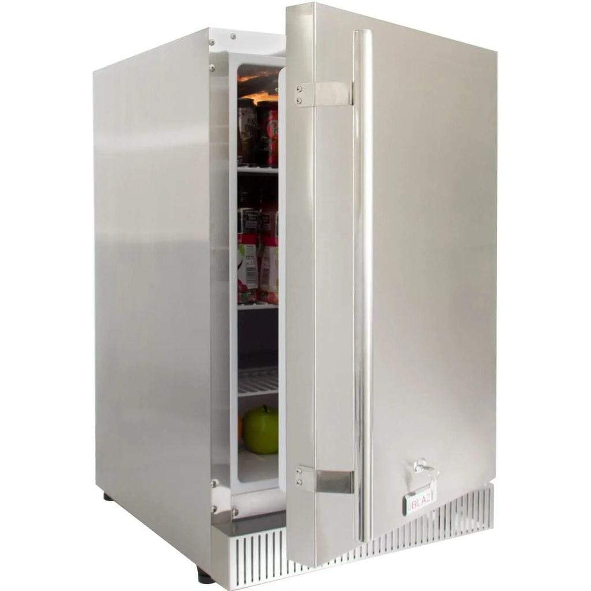 Blaze 20" Outdoor Rated Stainless Steel Compact Refrigerator 4.1 Cu. Ft.