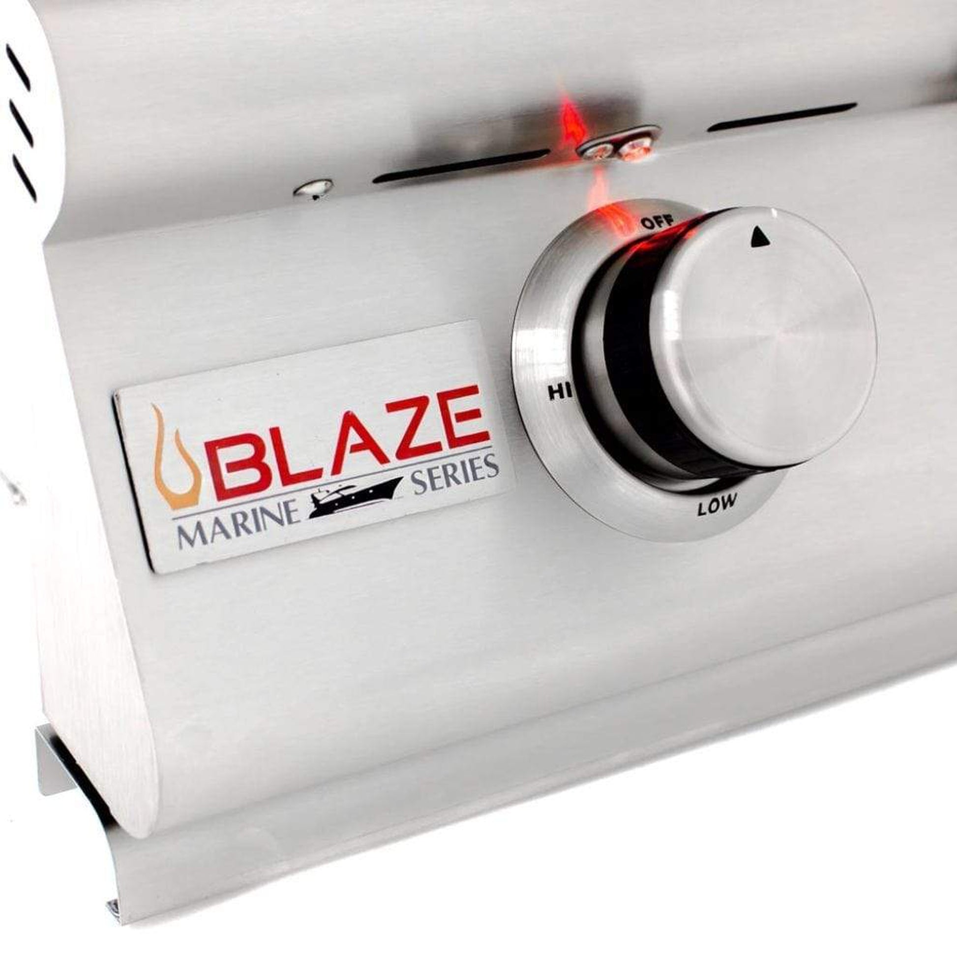 Blaze Premium LTE Marine Grade 32" 4-Burner Built-In Gas Grill With Rear Infrared Burner & Grill Lights
