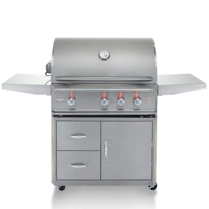Blaze Professional LUX 34" 3-Burner Freestanding Gas Grill with Rear Infrared Burner