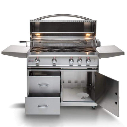 Blaze Professional LUX 44" 4-Burner Freestanding Gas Grill with Rear Infrared Burner