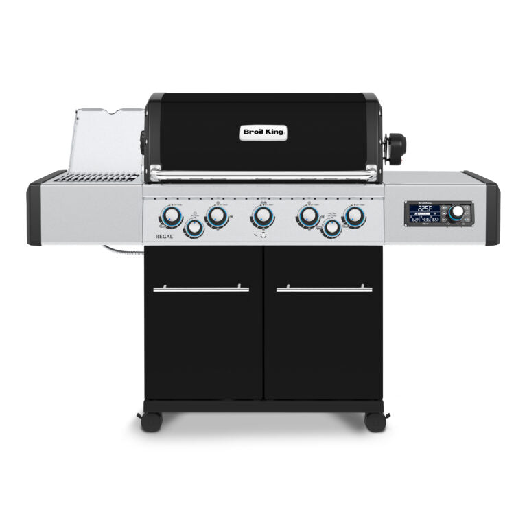 Broil King Regal Q 590 Pro IR 63" Black Natural Gas Grill With iQue Technology