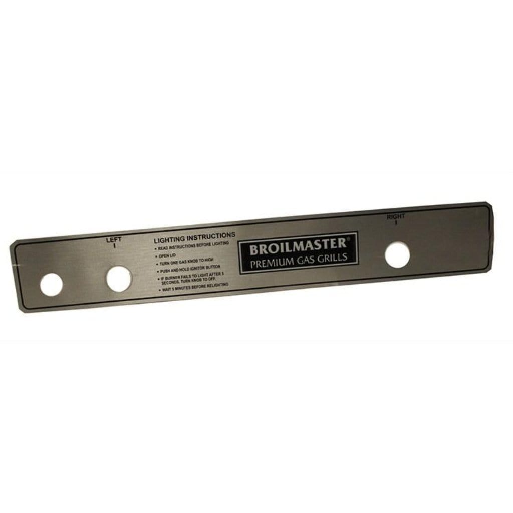 Broilmaster B101028 Label (Electronic Ignitor) for T3, R3