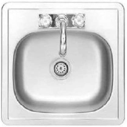 Bull 14" Stainless Steel Standard Sink and Faucet