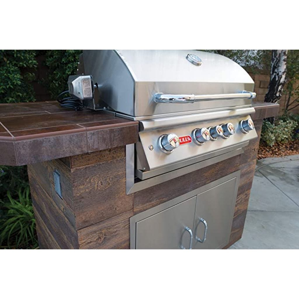 Bull 30 4 Burner Angus Built In Gas Grill with Infrared Backburner Rotisserie