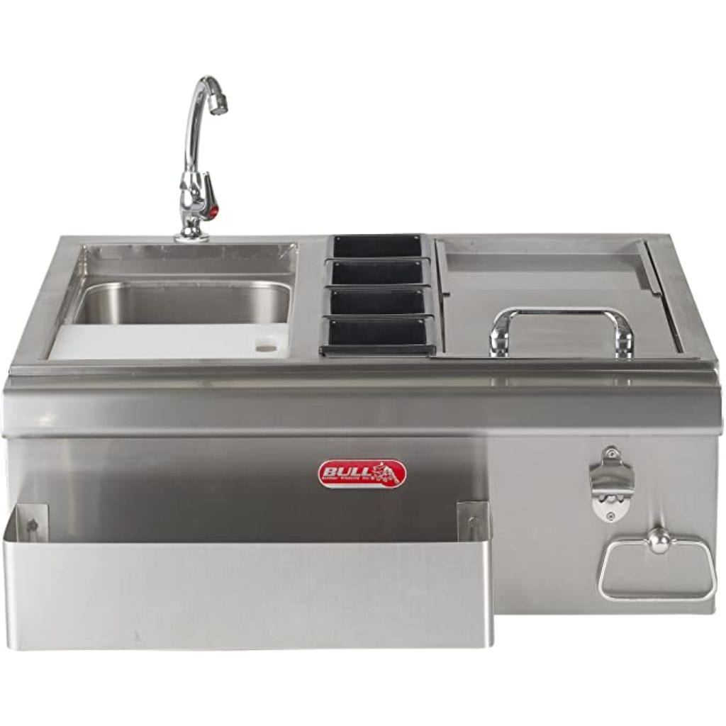 Bull 30" Stainless Steel Bar Center with sink