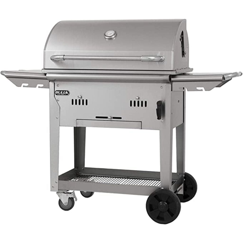 Bull 30" Stainless Steel Bison Charcoal Grill Complete Cart