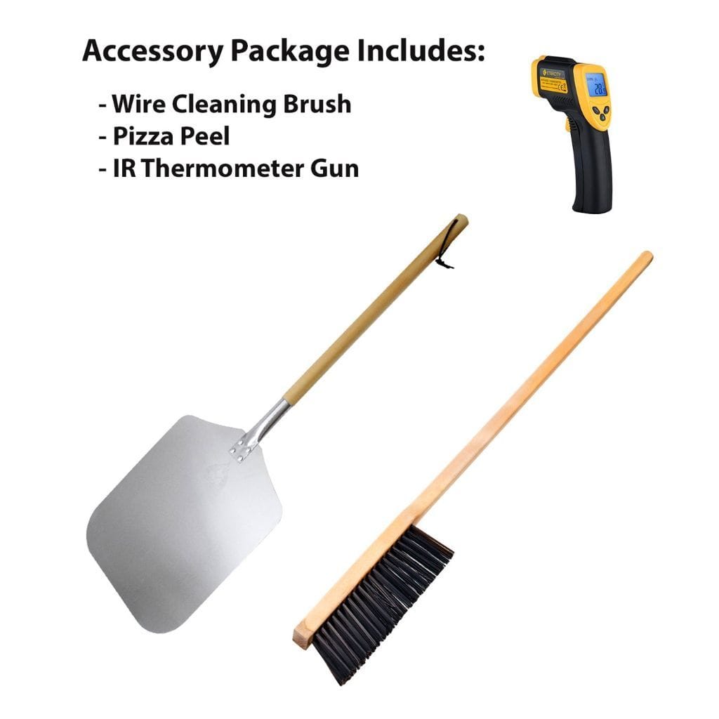 Five Piece Residential Pizza Oven Tool Set