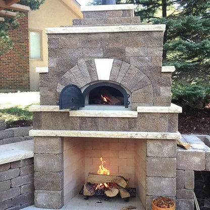 Chicago Brick Oven CBO-500 27" x 22" Cooking Surface Wood Fired DIY Pizza Oven Kit