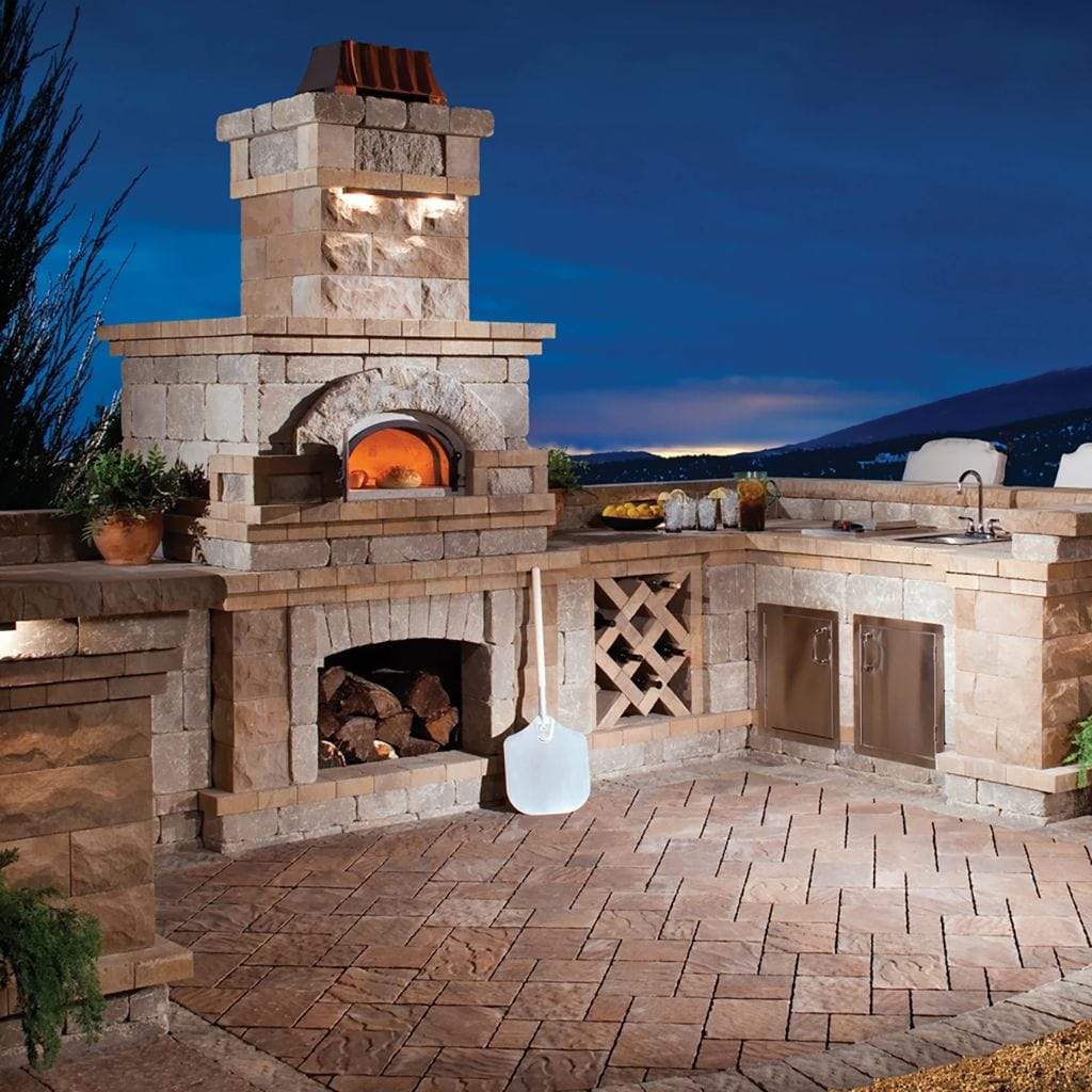 Chicago Brick Oven CBO-750 38" x 28" Cooking Surface Wood Fired DIY Pizza Oven Kit