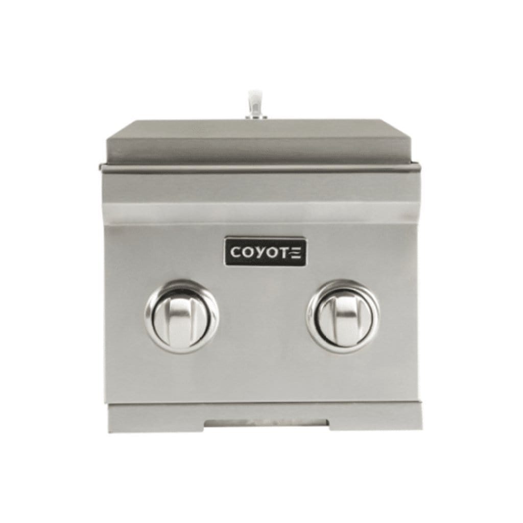 Coyote 13" Double Built-In Liquid Propane Side Burner