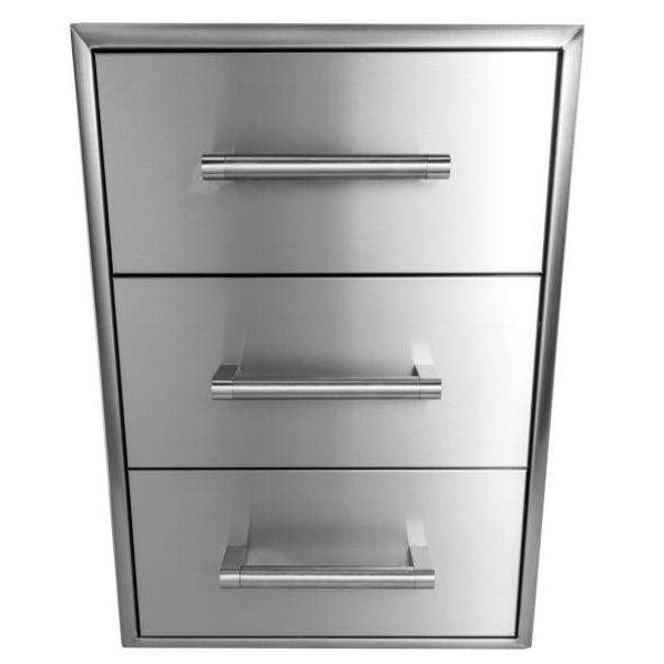 Coyote 18" Stainless Steel Three Drawer Cabinet
