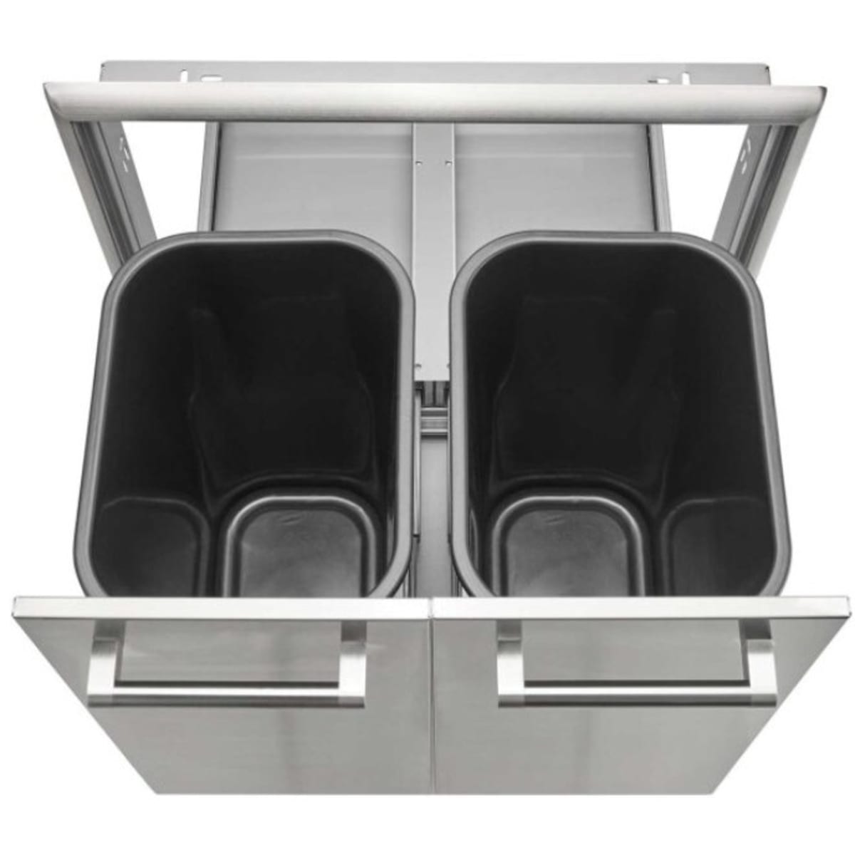 Coyote 26" Stainless Steel Pull Out Trash and Recycle