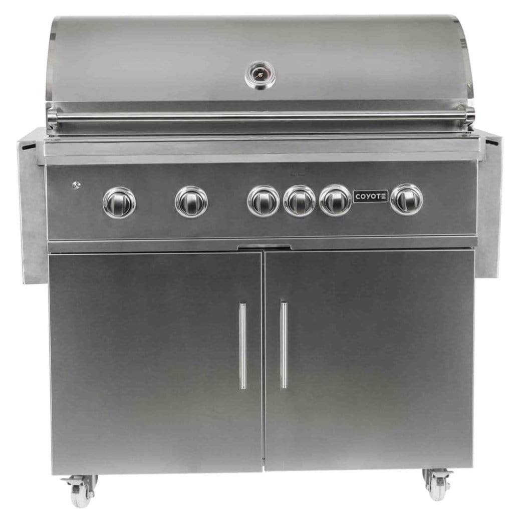 Coyote 42″ S-Series 6-Burner Built-In Propane Gas Grill with RapidSear Infrared Burner & Rotisserie