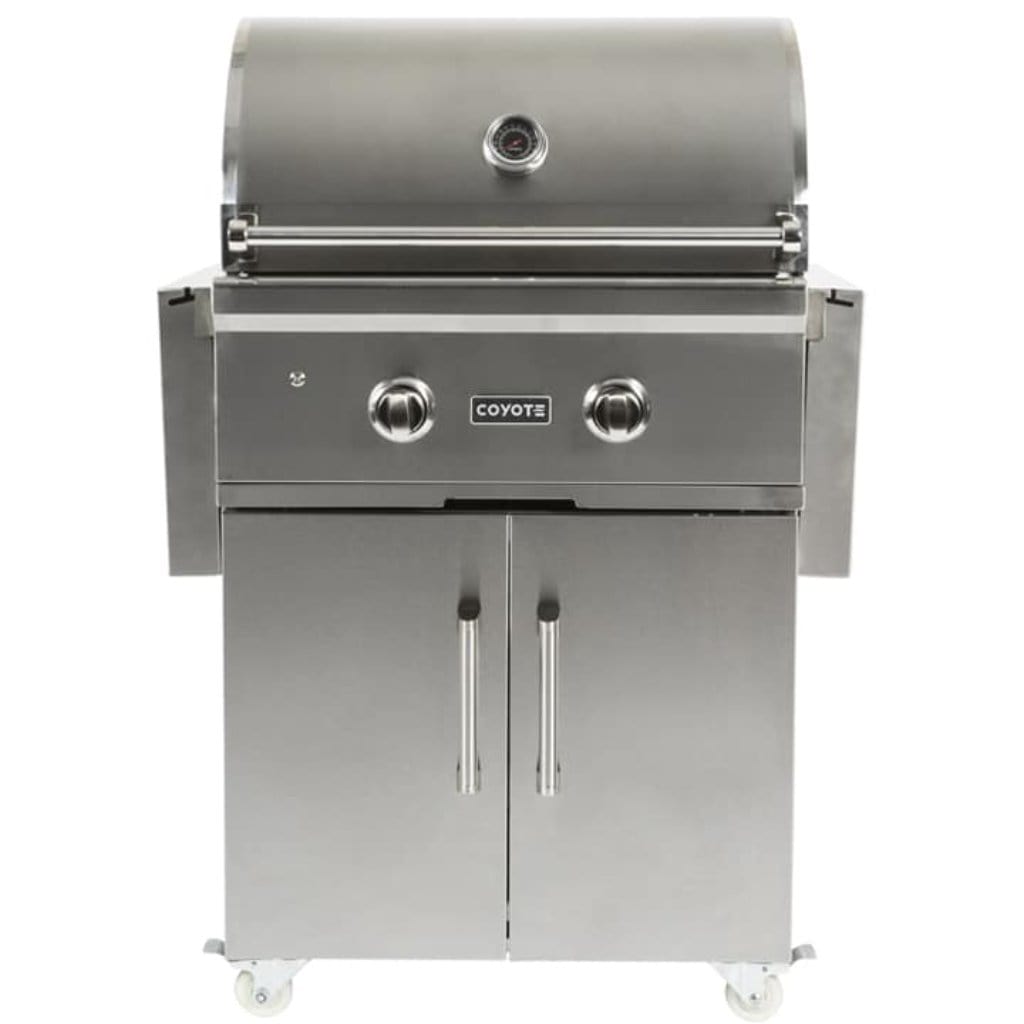 Coyote C-Series 28" 2-Infinity Burner Freestanding Natural Gas Grill